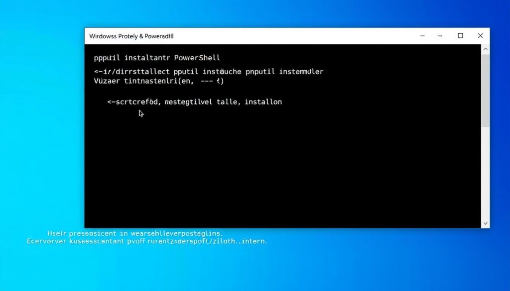 Kommandozeile mit Befehl zur Treiberinstallation Kommandozeile mit Befehl zur Treiberinstallation
